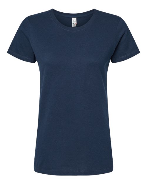 M&O 4810 Women's Gold Soft Touch T-Shirt - Deep Navy