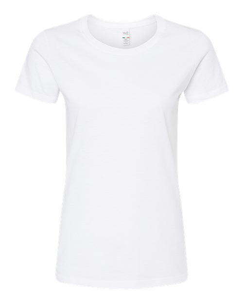 M&O 4810 Women's Gold Soft Touch T-Shirt - White