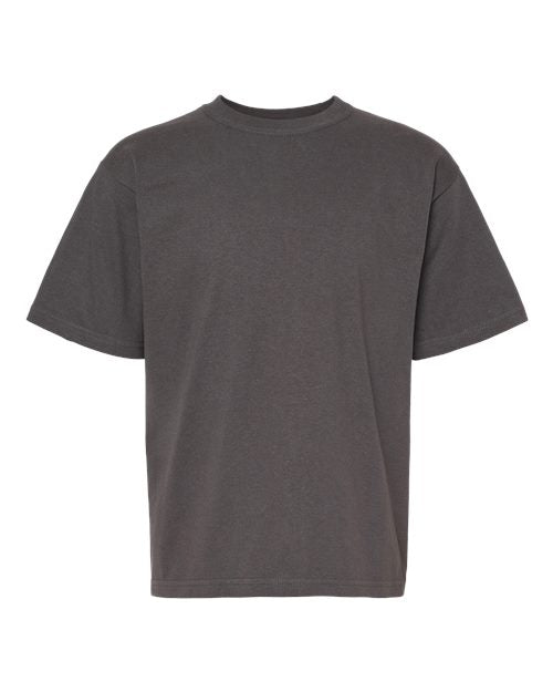 M&O 4850 Youth Gold Soft Touch T-Shirt - Charcoal