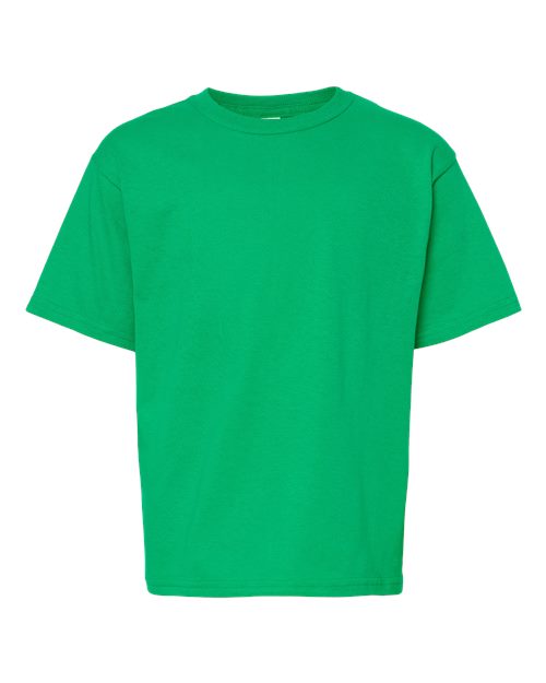 M&O 4850 Youth Gold Soft Touch T-Shirt - Irish Green