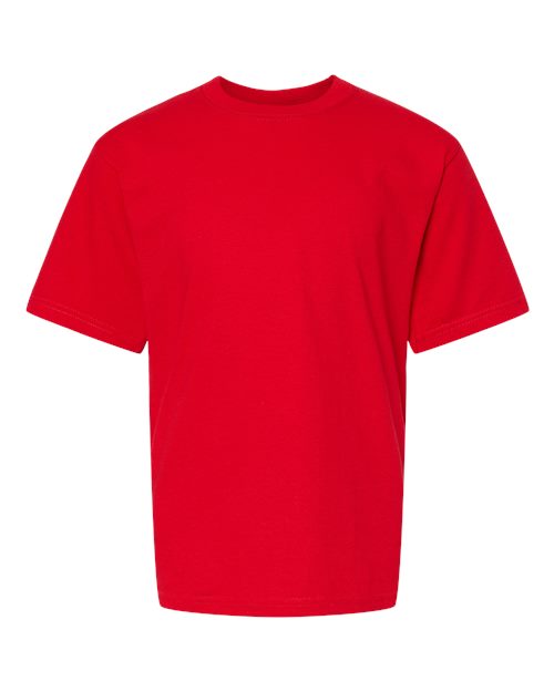 Load image into Gallery viewer, M&amp;O 4850 Youth Gold Soft Touch T-Shirt - Deep Red
