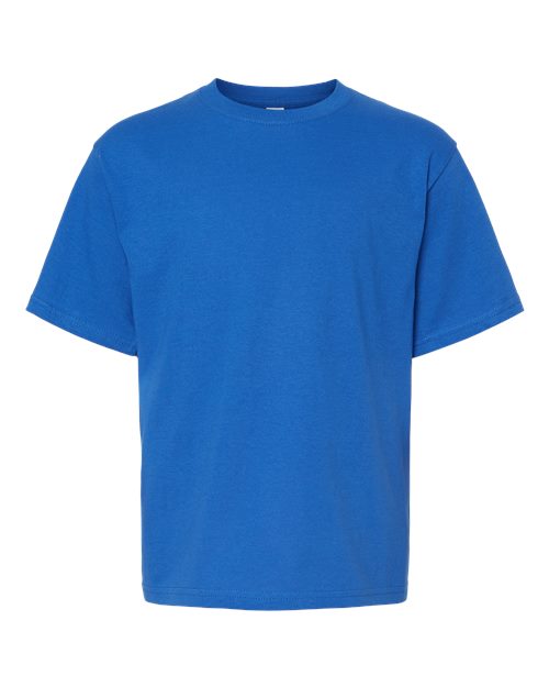 Load image into Gallery viewer, M&amp;O 4850 Youth Gold Soft Touch T-Shirt - Royal
