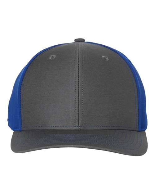 Richardson 312 Twill Back Trucker Cap - Charcoal/ Royal