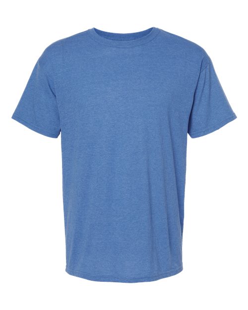 M&O 4800 Men's Gold Soft Touch T-Shirt - Heather Royal