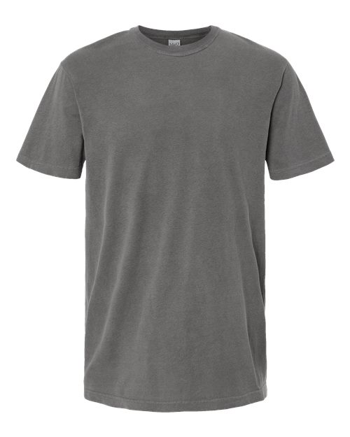 M&O 6500M Unisex Vintage Garment-Dyed T-Shirt - Grey