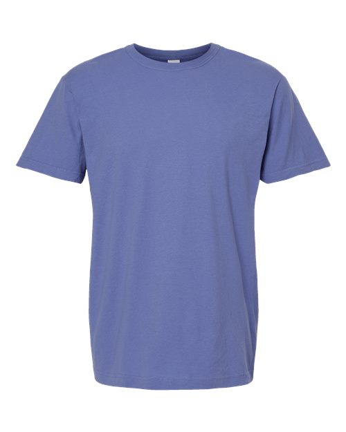 M&O 6500M Unisex Vintage Garment-Dyed T-Shirt - Periwinkle