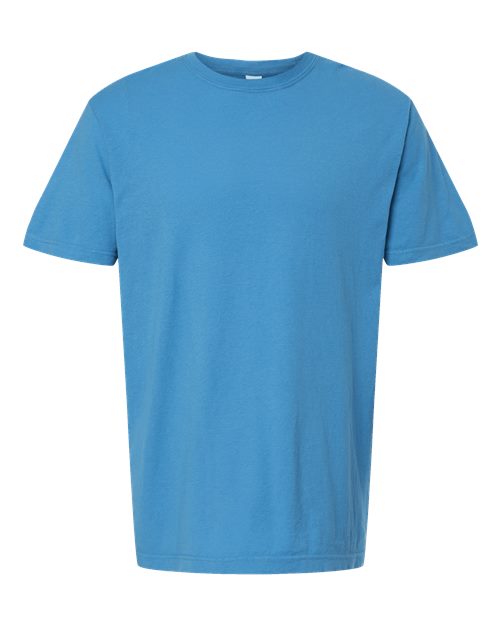 M&O 6500M Unisex Vintage Garment-Dyed T-Shirt - Royal Caribe