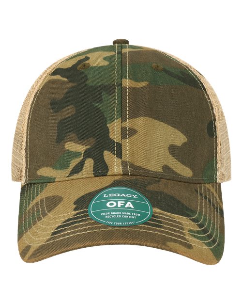 Load image into Gallery viewer, LEGACY OFA Old Favorite Trucker Cap - Army Camo/ Khaki
