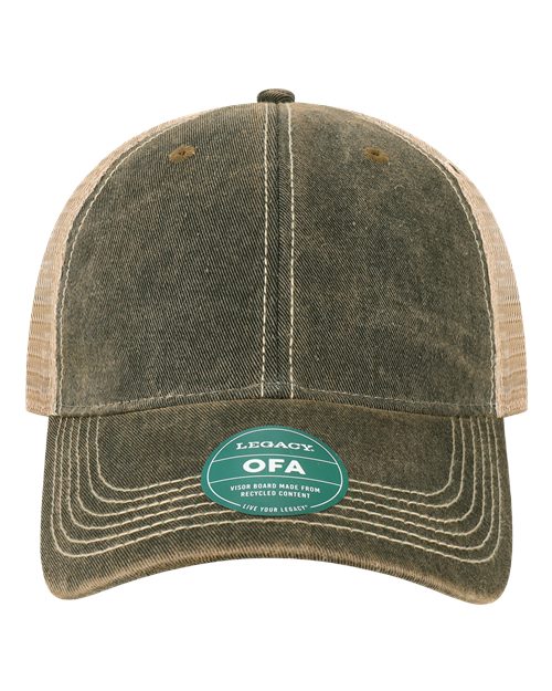 Load image into Gallery viewer, LEGACY OFA Old Favorite Trucker Cap - Black/ Khaki
