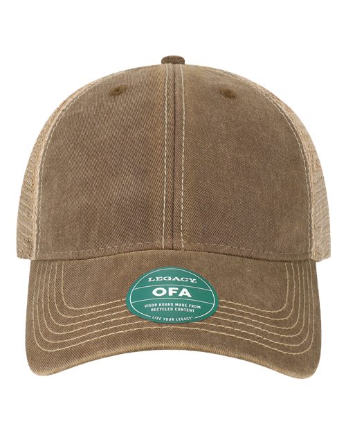 Load image into Gallery viewer, LEGACY OFA Old Favorite Trucker Cap - Brown/ Khaki
