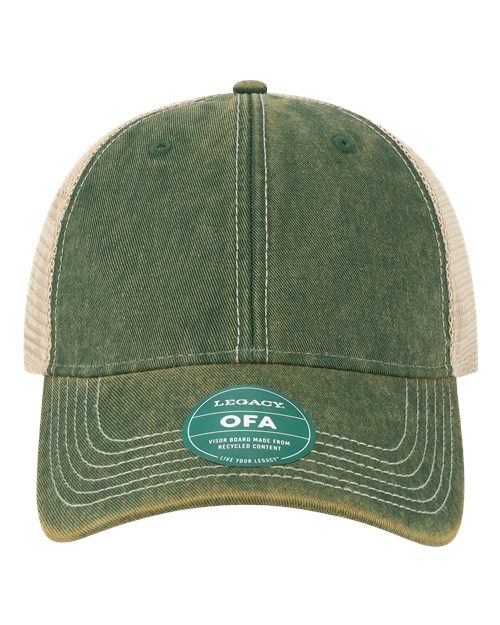 Load image into Gallery viewer, LEGACY OFA Old Favorite Trucker Cap - Dark Green/ Khaki
