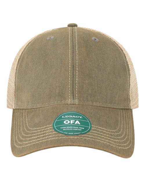 Load image into Gallery viewer, LEGACY OFA Old Favorite Trucker Cap - Grey/ Khaki
