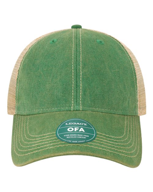 LEGACY OFA Old Favorite Trucker Cap - Kelly Green/ Khaki