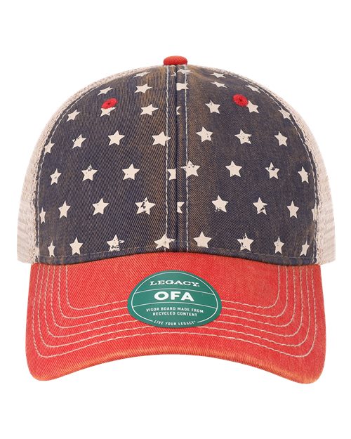 LEGACY OFA Old Favorite Trucker Cap - Merica/ Khaki