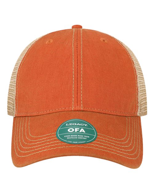 LEGACY OFA Old Favorite Trucker Cap - Orange/ Khaki