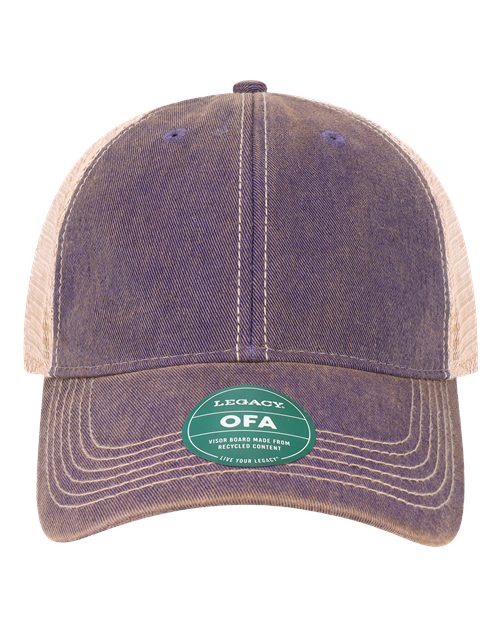 LEGACY OFA Old Favorite Trucker Cap - Purple/ Khaki