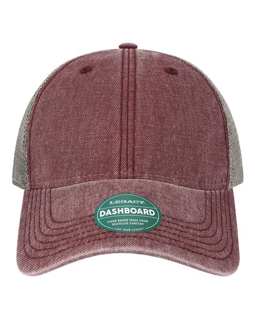 LEGACY DTA Dashboard Trucker Cap - Burgundy/ Grey