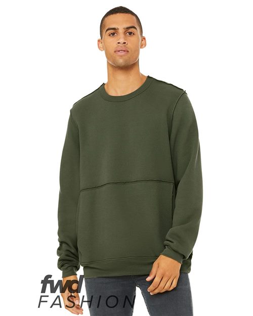 Load image into Gallery viewer, FWD Fashion Raw Seam Crewneck Sweatshirt
