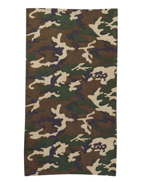 Valucap VC20 ValuMask Polyester Neck Gaiter - Green Camo