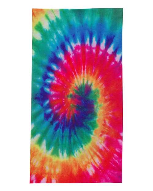 Load image into Gallery viewer, Valucap VC20 ValuMask Polyester Neck Gaiter - Rainbow Tie-Dye
