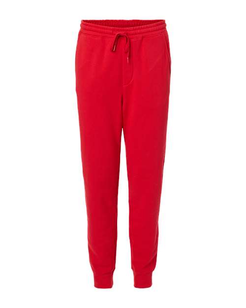 Load image into Gallery viewer, Independent Trading Co. IND20PNT Men's Midweight Fleece Sweatpants - Red
