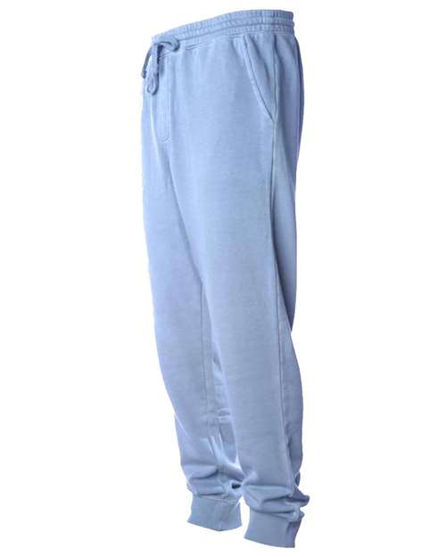 Load image into Gallery viewer, Independent Trading Co. PRM50PTPD Unisex Pigment-Dyed Fleece Sweatpants - Pigment Light Blue
