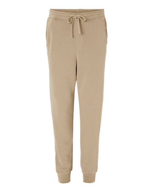 Load image into Gallery viewer, Independent Trading Co. PRM50PTPD Unisex Pigment-Dyed Fleece Sweatpants - Pigment Sandstone
