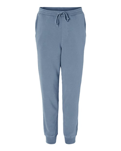 Load image into Gallery viewer, Independent Trading Co. PRM50PTPD Unisex Pigment-Dyed Fleece Sweatpants - Pigment Slate Blue
