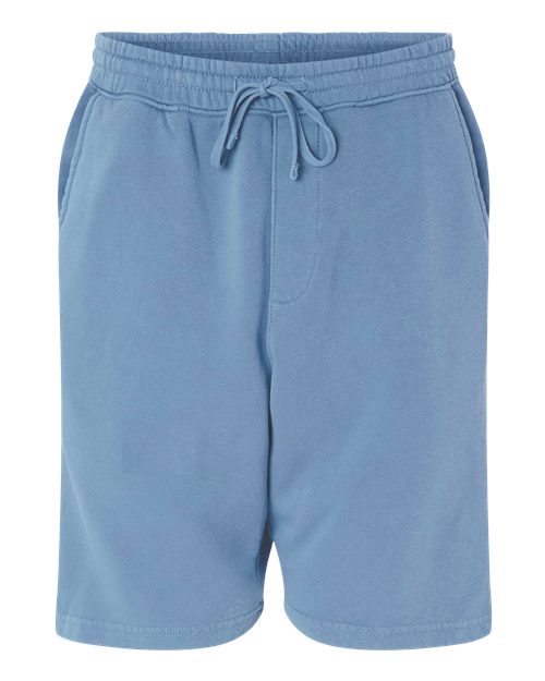 Load image into Gallery viewer, Independent Trading Co. PRM50STPD Unisex Pigment-Dyed Fleece Shorts - Pigment Light Blue
