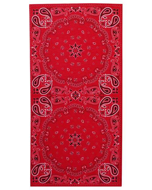 Valucap VC20 ValuMask Polyester Neck Gaiter - Red Paisley