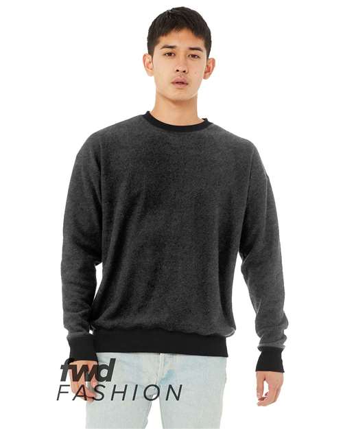 Load image into Gallery viewer, Unisex FWD Fashion Sueded Drop Shoulder Crewneck Sweatshirt
