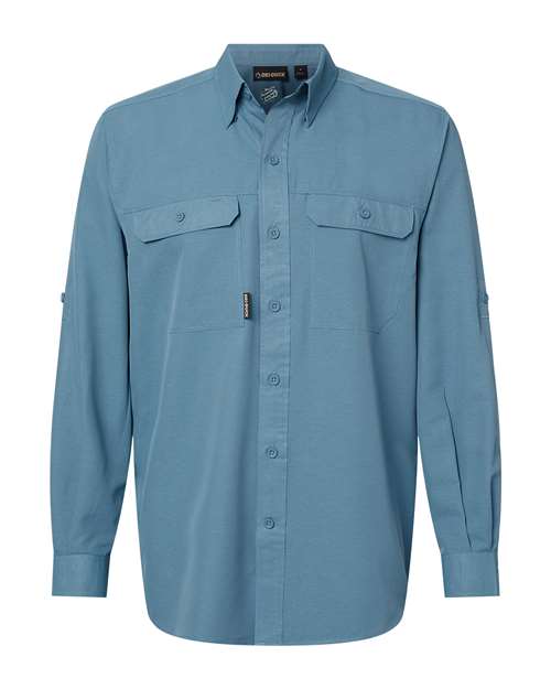 Load image into Gallery viewer, DRI DUCK 4441 Men's Crossroad Woven Shirt - Slate Blue
