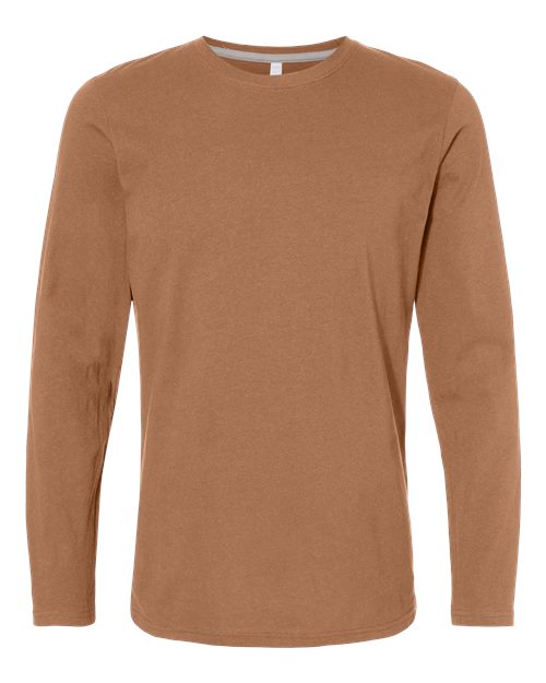 Load image into Gallery viewer, LAT 6918 Unisex Fine Jersey Long Sleeve Tee - Coyote Brown
