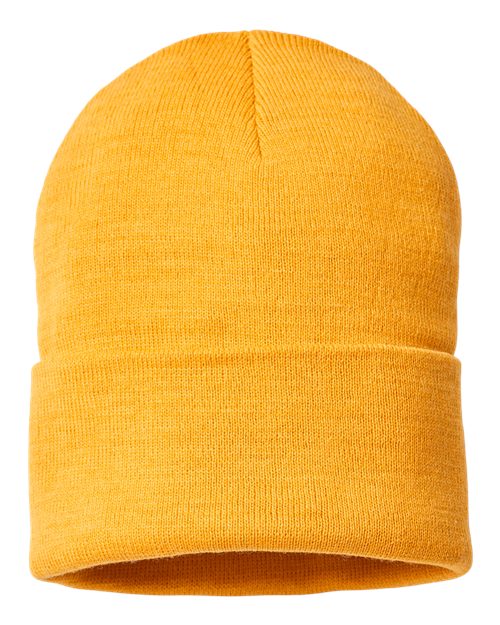 Atlantis Headwear PURE Sustainable Beanie - Mustard Yellow