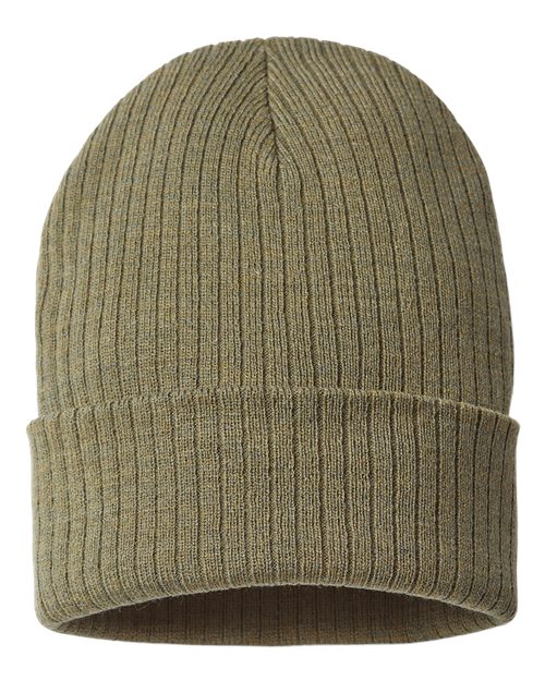 Load image into Gallery viewer, Atlantis Headwear RIO Sustainable Rib Cuffed Beanie - Olive
