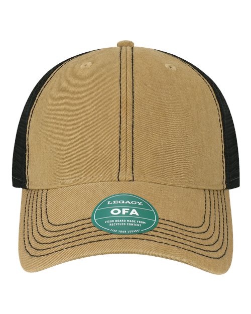 LEGACY OFA Old Favorite Trucker Cap - Khaki/ Black