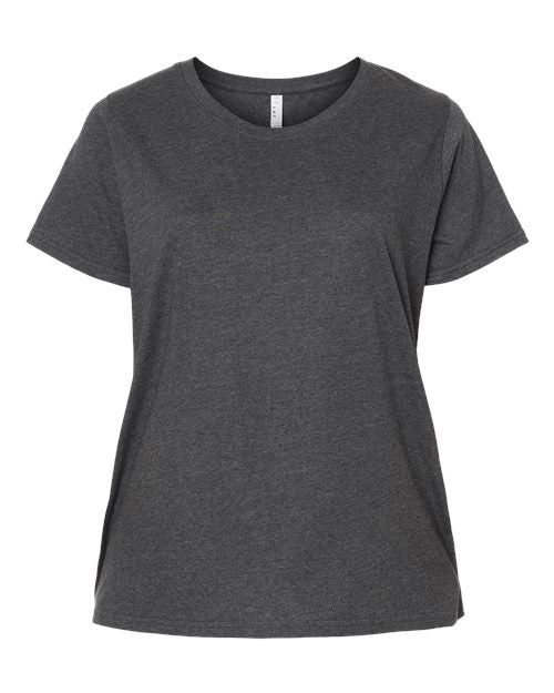 Load image into Gallery viewer, LAT 3816 Women's Curvy Collection Fine Jersey Tee - Vintage Smoke
