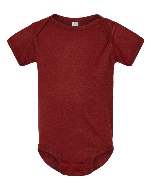 Infant Fine Jersey Bodysuit - Cardinal Blackout