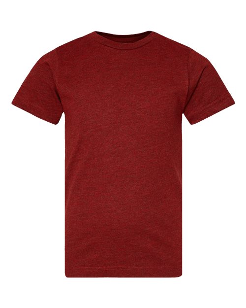 Load image into Gallery viewer, LAT 6101 Youth Fine Jersey Tee - Cardinal Blackout
