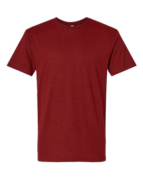 LAT 6901 Unisex Fine Jersey Tee - Cardinal Blackout