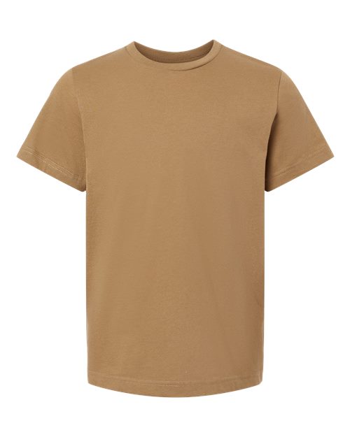 Load image into Gallery viewer, LAT 6101 Youth Fine Jersey Tee - Coyote Brown

