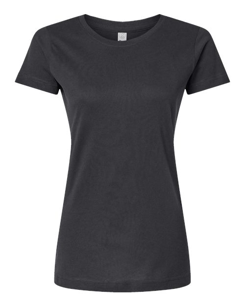 LAT 3516 Women's Fine Jersey Tee - Slate