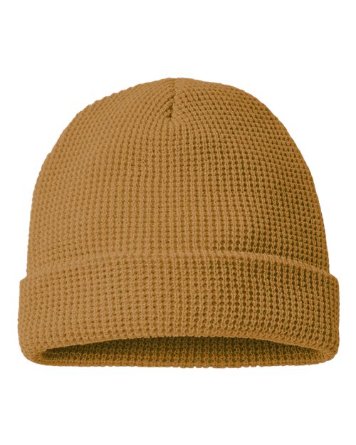 Load image into Gallery viewer, Richardson 146R Waffle Cuffed Beanie - Camel
