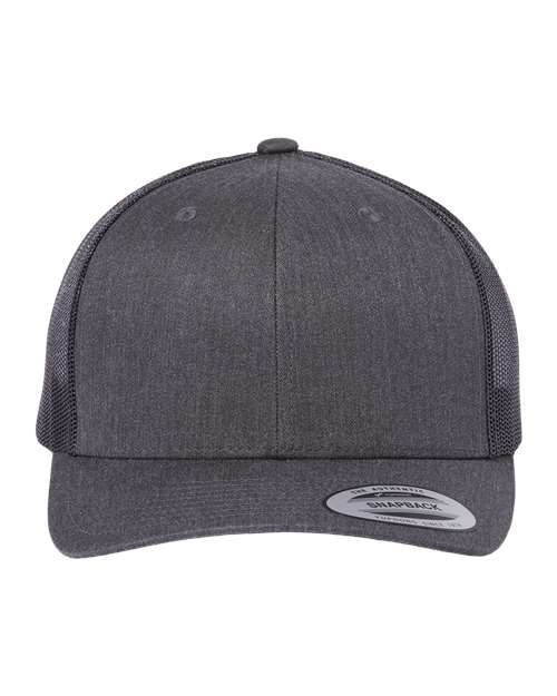 Load image into Gallery viewer, YP Classics 6606 Retro Trucker Cap - Dark Heather Grey
