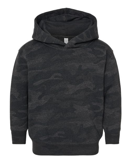Load image into Gallery viewer, Toddler Pullover Fleece Hoodie - Storm Camo
