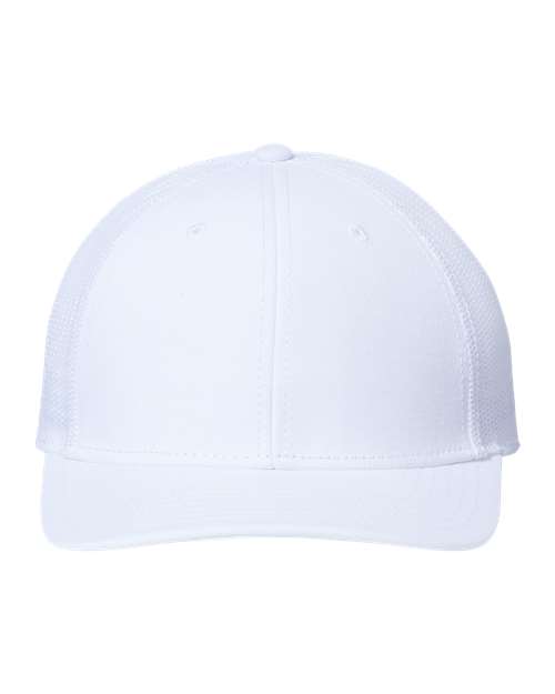 Atlantis Headwear RETH Sustainable Recy Three Trucker Cap - White/ White