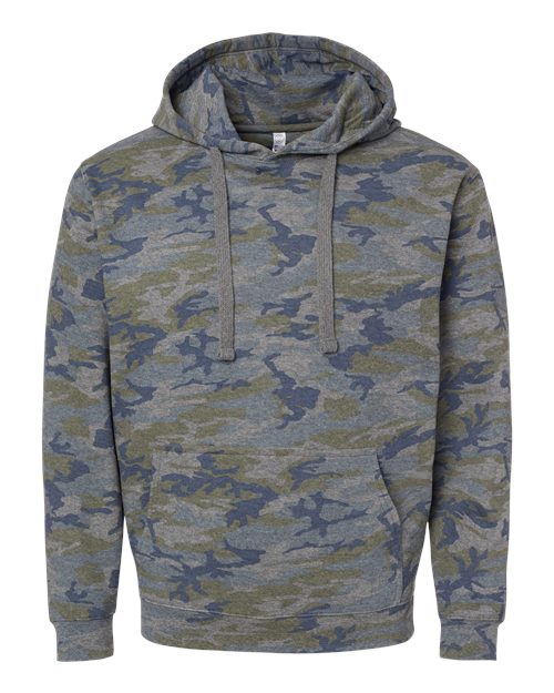 Load image into Gallery viewer, LAT 6926 Unisex Elevated Fleece Hoodie Sweatshirt - Vintage Camo
