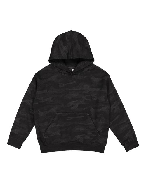 Load image into Gallery viewer, LAT 2296 Youth Hoodie Sweatshirt - Storm Camo
