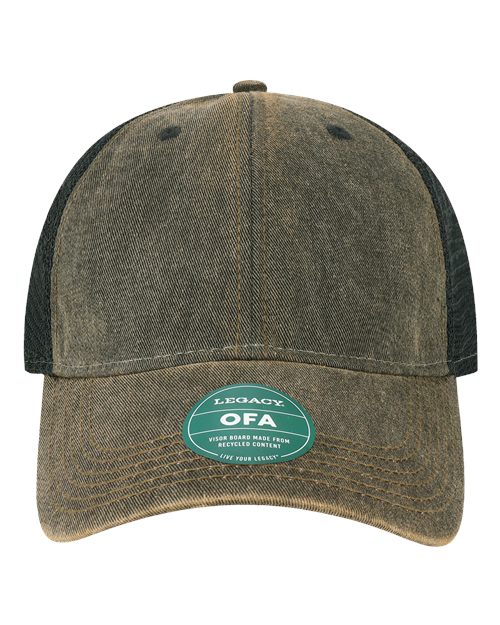 Load image into Gallery viewer, LEGACY OFA Old Favorite Trucker Cap - Black/ Black

