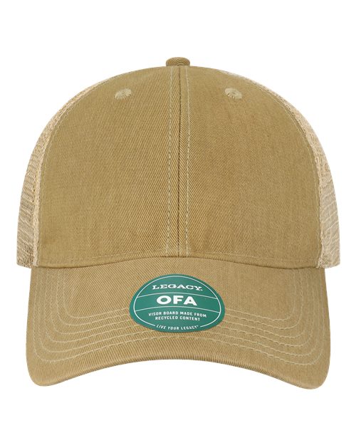 LEGACY OFA Old Favorite Trucker Cap - Khaki/ Khaki